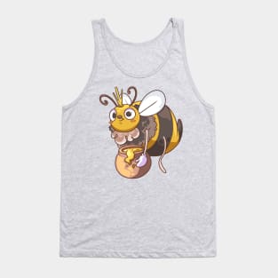 Bee Cartoon Honey Tank Top